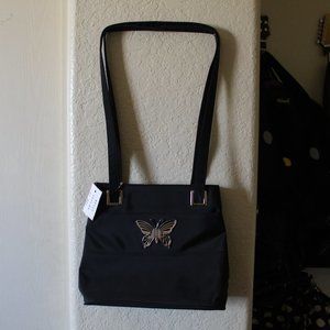 BLACK BUTTERFLY PURSE